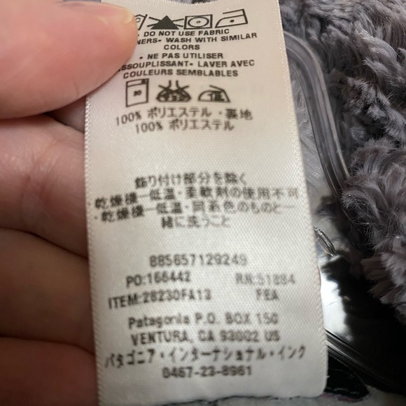 Womens Patagonia Pelage jacket Gray Medium - Picture 4 of 4